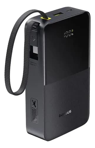 Power Bank Baseus Turbo Bipow2 Pro 20000mAh 22,5W (Preto) com Cupom
