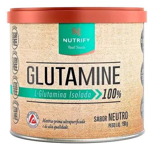 Glutamina Nutrify 100% Neutra 150g com Preço Imperdível