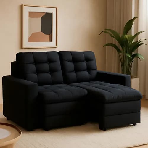 Sofá 2 Lugares Retrátil Lubeck Plush Suede 140cm