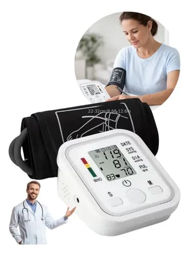 Medidor de Pressão Arterial de Braço Digital Profissional por R$ 37,99