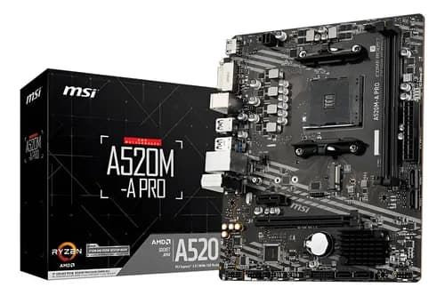 Placa-mãe MSI A520M-A Pro AM4 DDR4