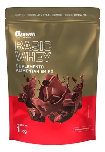Whey Protein Concentrado Growth Supplements 1kg
