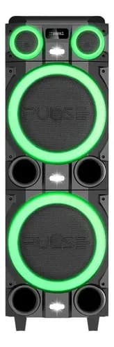 Torre de Som Pulse SP518 2000W RMS Bluetooth TWS LED Duplo por R$ 977