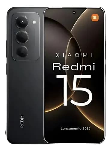 Smartphone Xiaomi Redmi 15 256GB 8GB RAM Preto