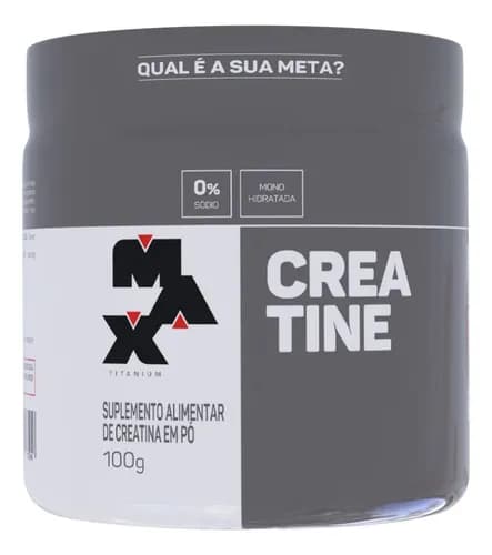 Creatina Max Titanium Monohidratada 100g Original