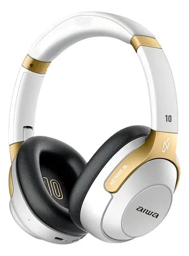 Headphone AIWA Neymar Jr. AWS-HP-NJ-01-WG Bluetooth (Edicao Limitada) Branco/Dourado por R$ 492