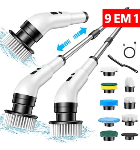 Escova Elétrica de Limpeza DeckCasa JY-6010 Branco