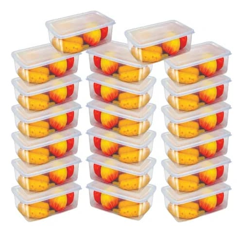 Kit 20 Potes 500ml Marmita Fitness BPA Free Ponte Lar