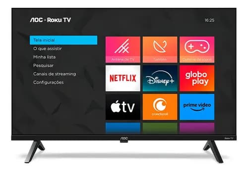 Smart TV AOC 40 40S5045/78G Roku TV Full HD