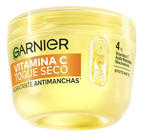 Gel Creme Hidratante Facial Garnier Antimanchas Toque Seco Vitamina C 85g por R$ 26,48
