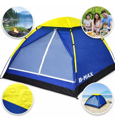 Barraca de Camping Iglu Mor 2 Pessoas Azul por R$ 59 com cupom
