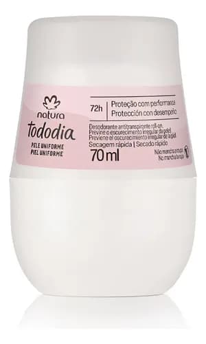 Desodorante Roll-on Natura Tododia Pele Uniforme 70ml por R$ 19,43