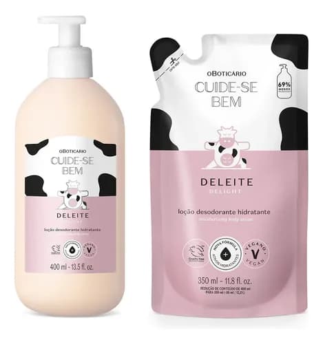 Combo Cuide-se Bem Deleite 400ml + Refil 350ml com desconto