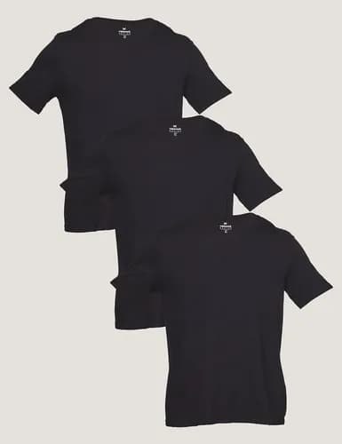 Kit com 3 Camisetas Masculinas Hering Slim Gola V por R$ 62 com cupom
