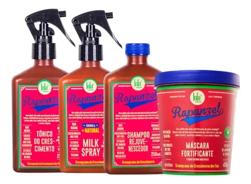 Kit Lola Cosmetics Rapunzel Cronograma Capilar 4 Itens