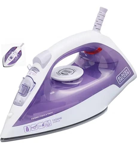 Ferro de Passar a Vapor Black+Decker FX1050