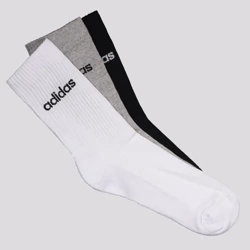Kit Meia adidas Crew 3 Pares por R$58 com cupom (abaixo do preco oficial)