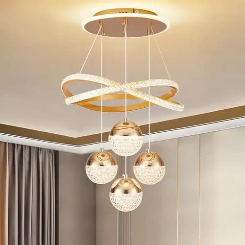 Lustre Pendente Moderno para Sala de Jantar e Cozinha com Cupom (R$ 121)