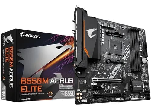 Placa Mãe Gigabyte B550M Aorus Elite AM4 DDR4