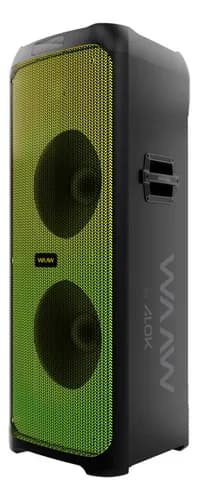 Caixa de Som WAAW INFINITE 1000 1000W RMS com Painel LED Flames por R$ 2.427