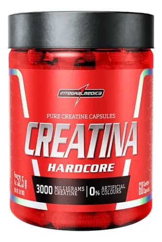 Creatina 100% Pura Integralmédica 60 Cápsulas por R$ 17,49
