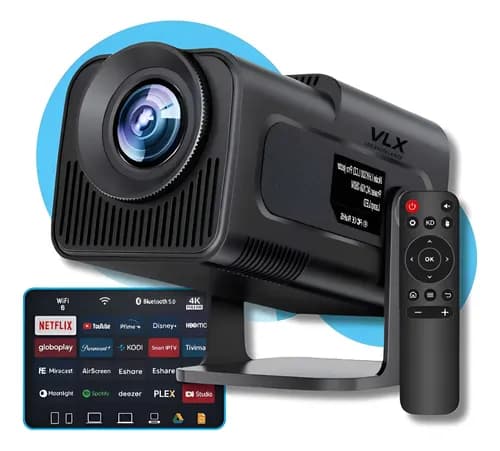 Projetor HY320 Mini com Wi‑Fi e Bluetooth (Android) por R$ 172 + cupom