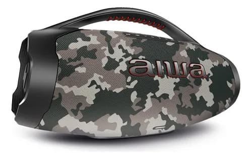 Caixa de Som Boombox Plus AIWA AWS-BBS-01-BG 200W Bluetooth IP66 até 30h por R$ 1.199