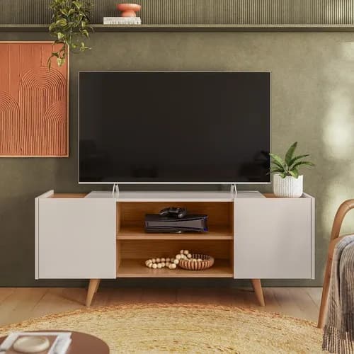 Rack Colibri para TV até 55" River com 2 Portas por R$ 173 no Pix