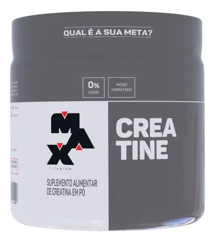Creatina Max Titanium Pote 150g Suplemento em Pó