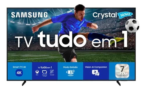 Smart TV Samsung Crystal UHD 55" 4K UN55U8100FGXZD (2025) por R$ 2.349 no Pix