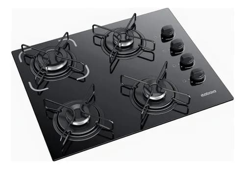 Cooktop Itatiaia Essencial 4 Bocas Preto