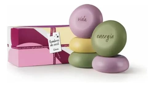 Kit Presente Natura Tododia Sabonetes em Barra Sortidos 5x90g por R$ 17 (Meli+)