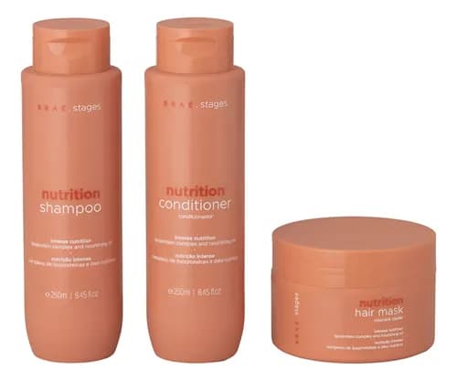 Kit Nutrição Capilar Braé Stages Nutrition