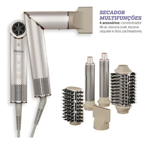 Secador de Cabelos Philco PSC3500 4 em 1