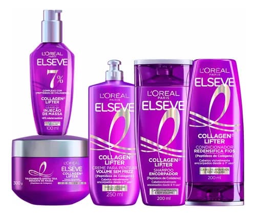 Kit Elseve Collagen Lifter 5 Produtos L'Oréal Paris por R$ 129,20 com cupom