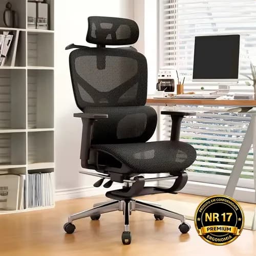 Cadeira Escritório Ergonômica NR17 Brielli Home