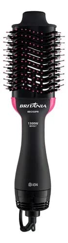 Escova Secadora Britânia BEC02PR 4 em 1 1300W por R$ 79,90