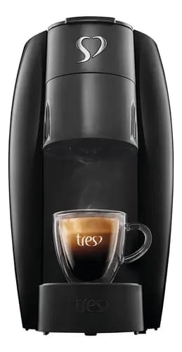Cafeteira TRES 3 Corações Lov Automática Preta com Cupom