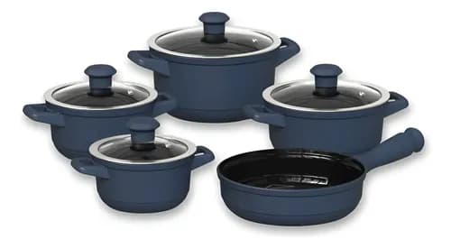 Conjunto de Panelas Cerâmica Duo Smart 5 Peças Ceraflame