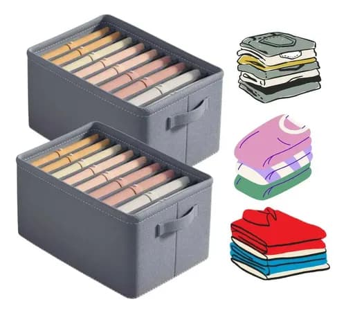 Kit 2 Organizadores Colmeia com Divisorias para Gaveta e Armario (Cinza) por R$29