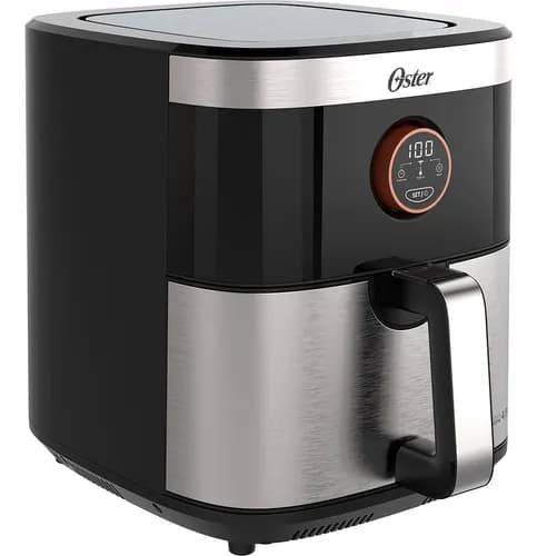 Air Fryer Oster OFRT660 4,8L Preto e Inox