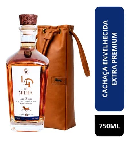 Cachaça Quarto de Milha 5 Anos Carvalho Europeu 750ml com cupom CACHA15