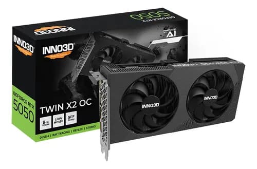 Placa de Video INNO3D GeForce RTX 5050 TWIN X2 8GB GDDR6 por R$ 1.849 (com cupom)