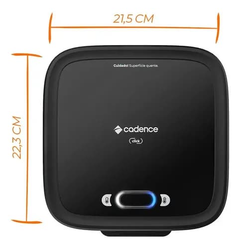Grill Sanduicheira Cadence Click SAN400 750W por R$ 70 no Pix (com cupom)