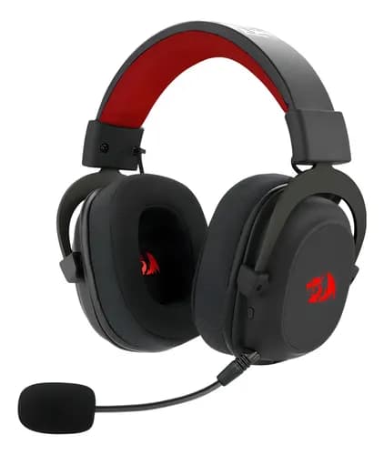 Headset Gamer Redragon Zeus RGB Wireless 7.1 Preto