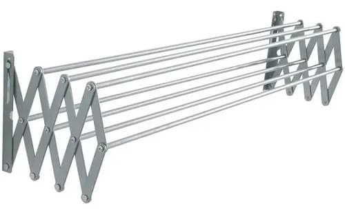 Varal Sanfonado Retratil de Parede Ordez 100cm em Aluminio (ate 7kg) por R$ 59,90