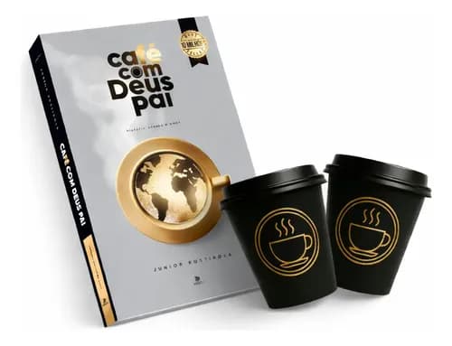 Devocional Café Com Deus Pai 2026 + 2 Copos