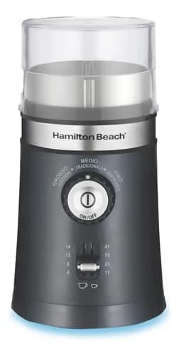 Moedor de Cafe Eletrico Hamilton Beach Ajustavel Inox 150W (Cuba Removivel)
