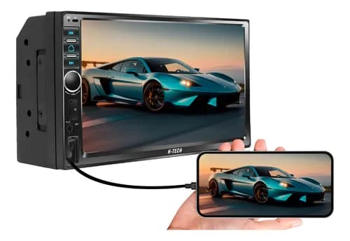 Central Multimidia MP5 7" com Espelhamento, Bluetooth, USB/SD e Controle Remoto por R$ 139 no Pix
