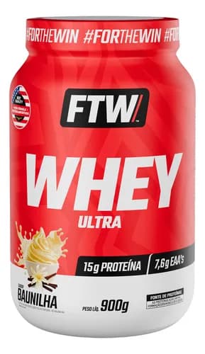 Whey Ultra Protein FTW Pote 900g Baunilha